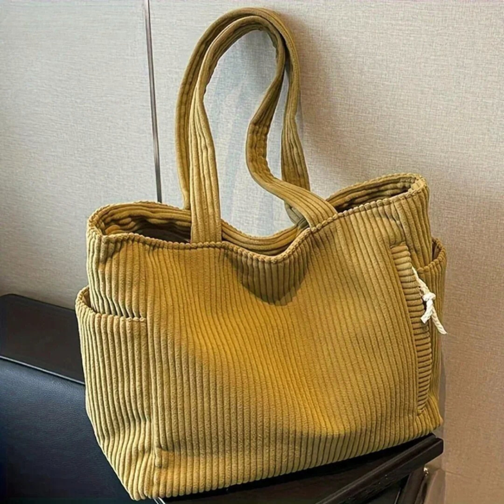 Chantal | Soft Corduroy Everyday Tote