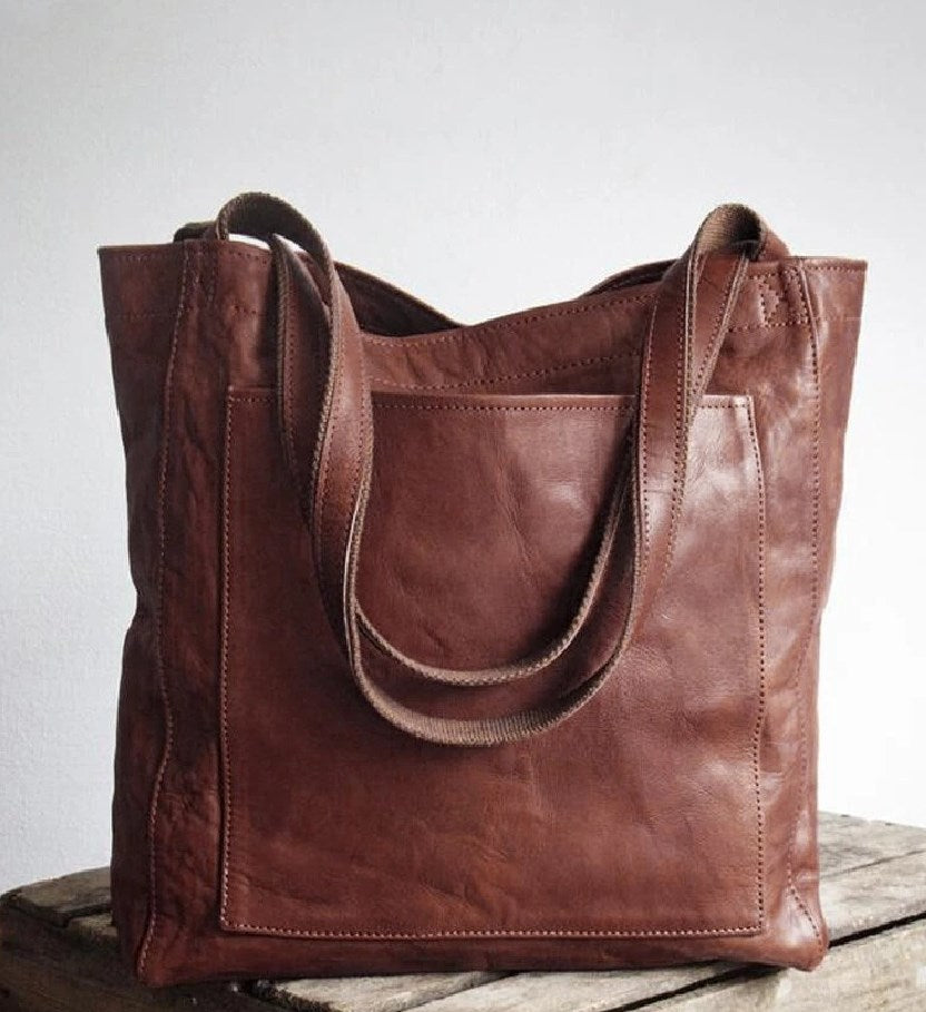 Maria | Classic Leather Tote