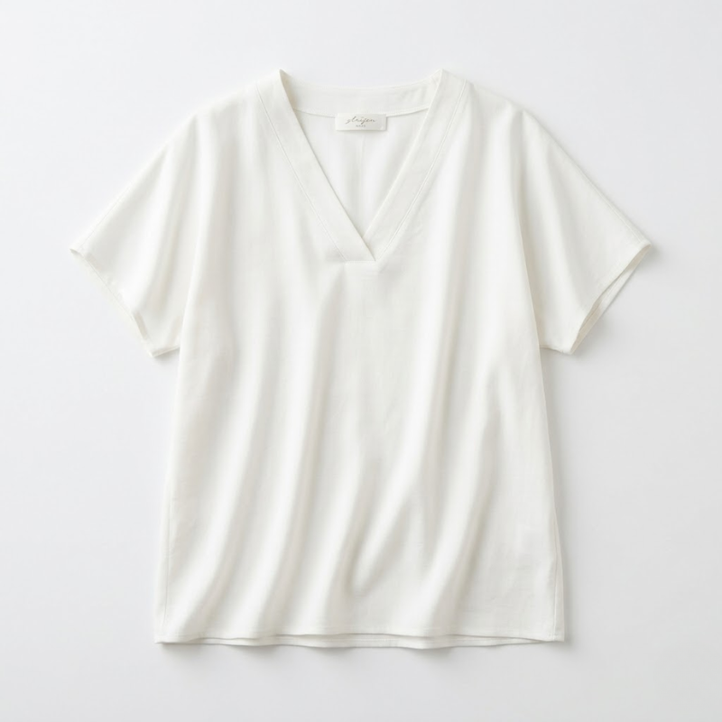 Aria Relaxed V-Neck Blouse