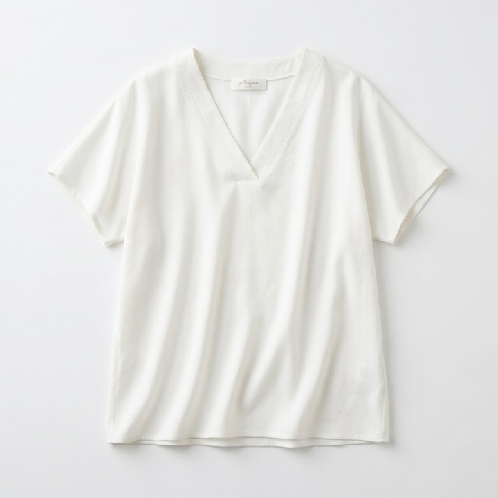 Aria Relaxed V-Neck Blouse
