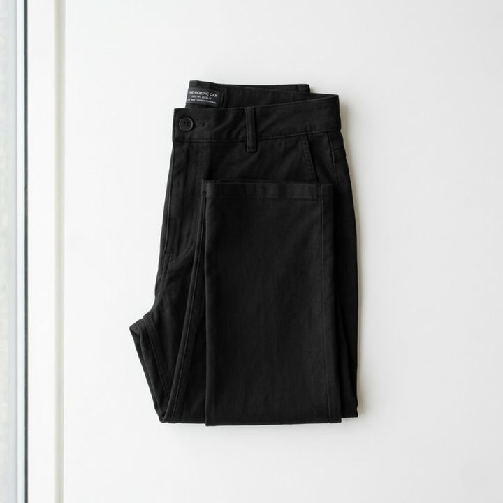 Lena High-Waist Straight Trousers