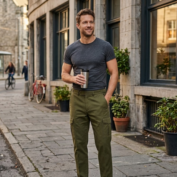 Oren Utility Cargo Trousers lifestyle