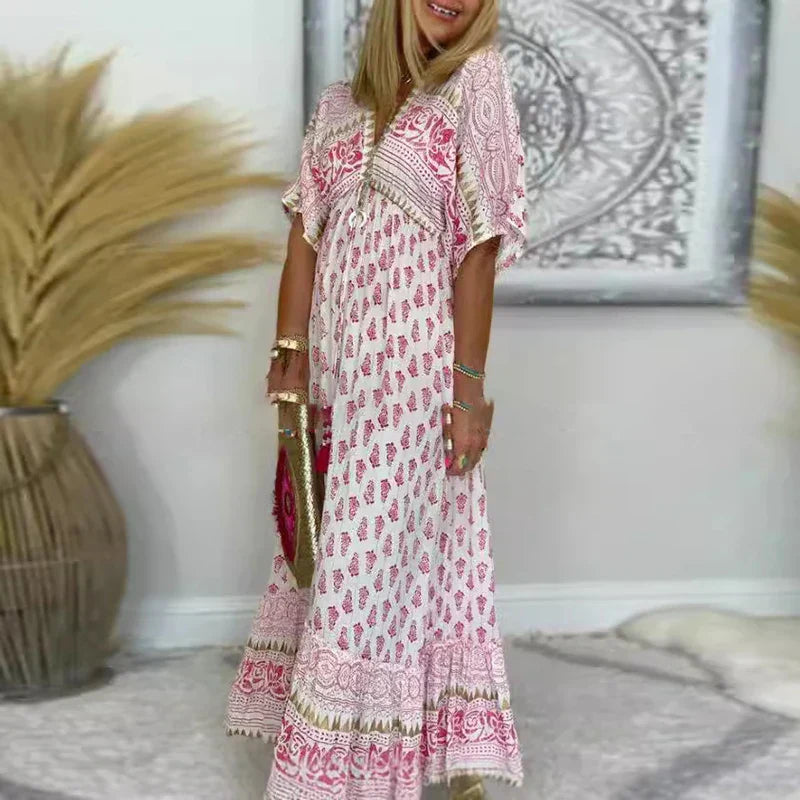 Zaria | Light & Flowy Boho Maxi Dress