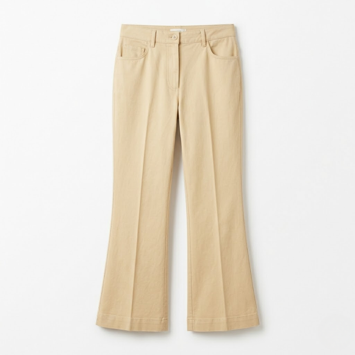 Selin Cropped Flare Trousers