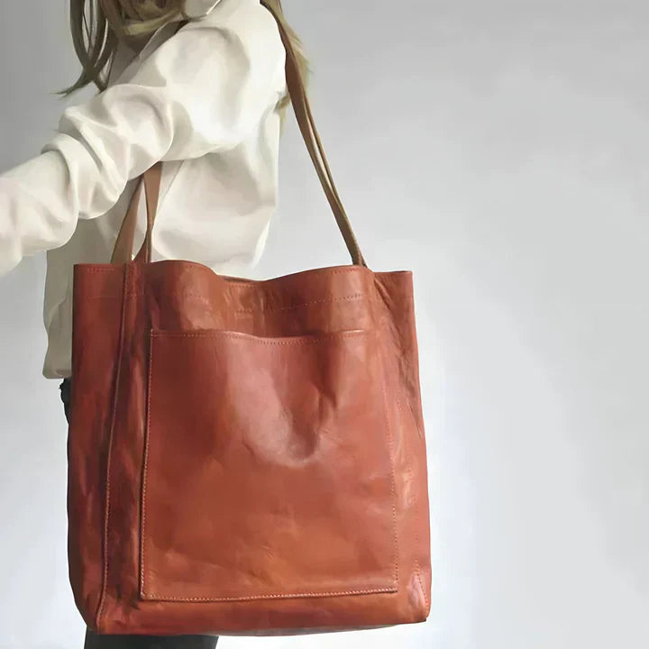 Maria | Classic Leather Tote